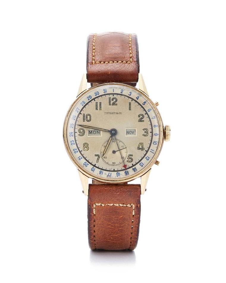 The original Tiffany Co. gold watch given to US President